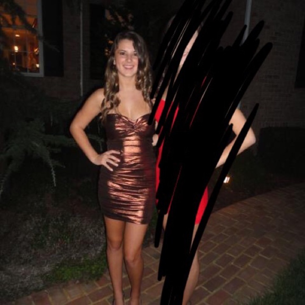Bebe strapless dress